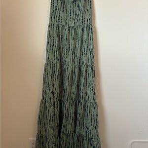 SHEIN Green Maxi Dress